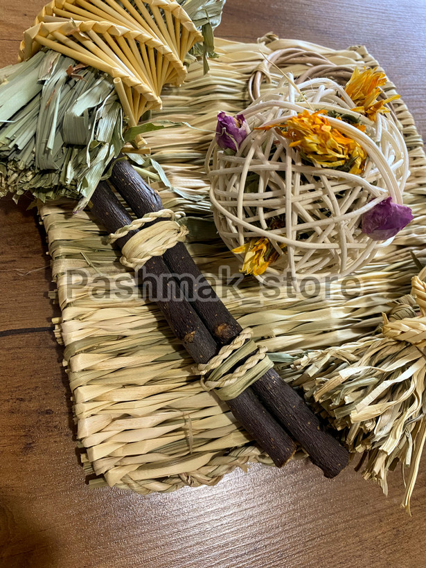 اسباببازی خرگوش مدل صفحه ترکیبی حصیری