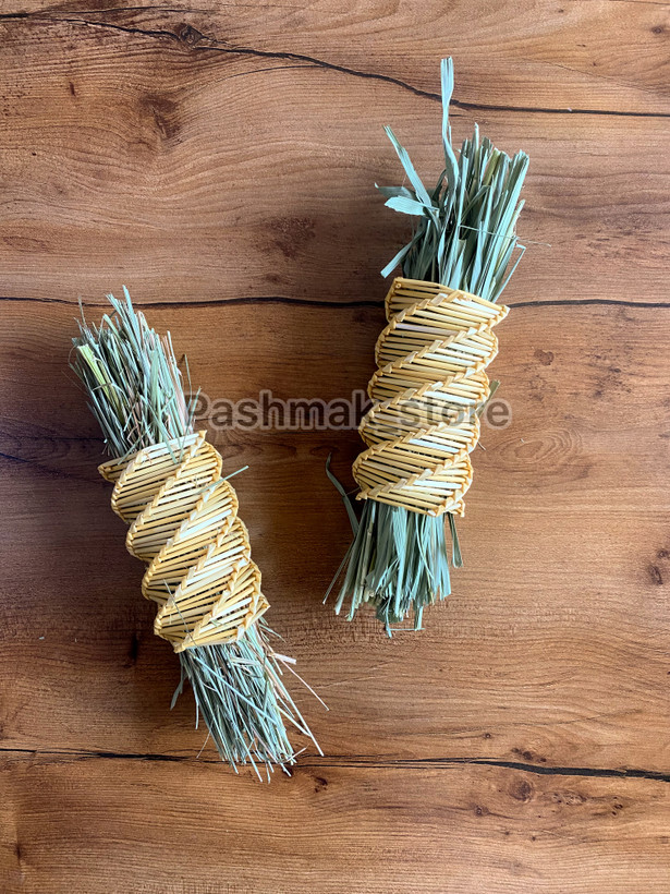 اسباب بازی خرگوش مدل مارپیچ علوفه ساقه گندمی