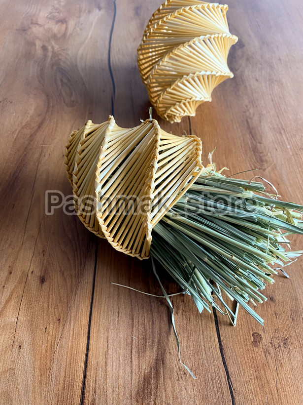 اسباببازی خرگوش مدل مخروط بزرگ گندمی علوفه