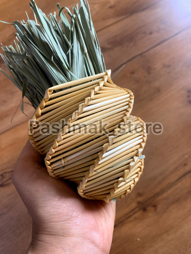اسباببازی خرگوش مدل مخروط بزرگ گندمی علوفه
