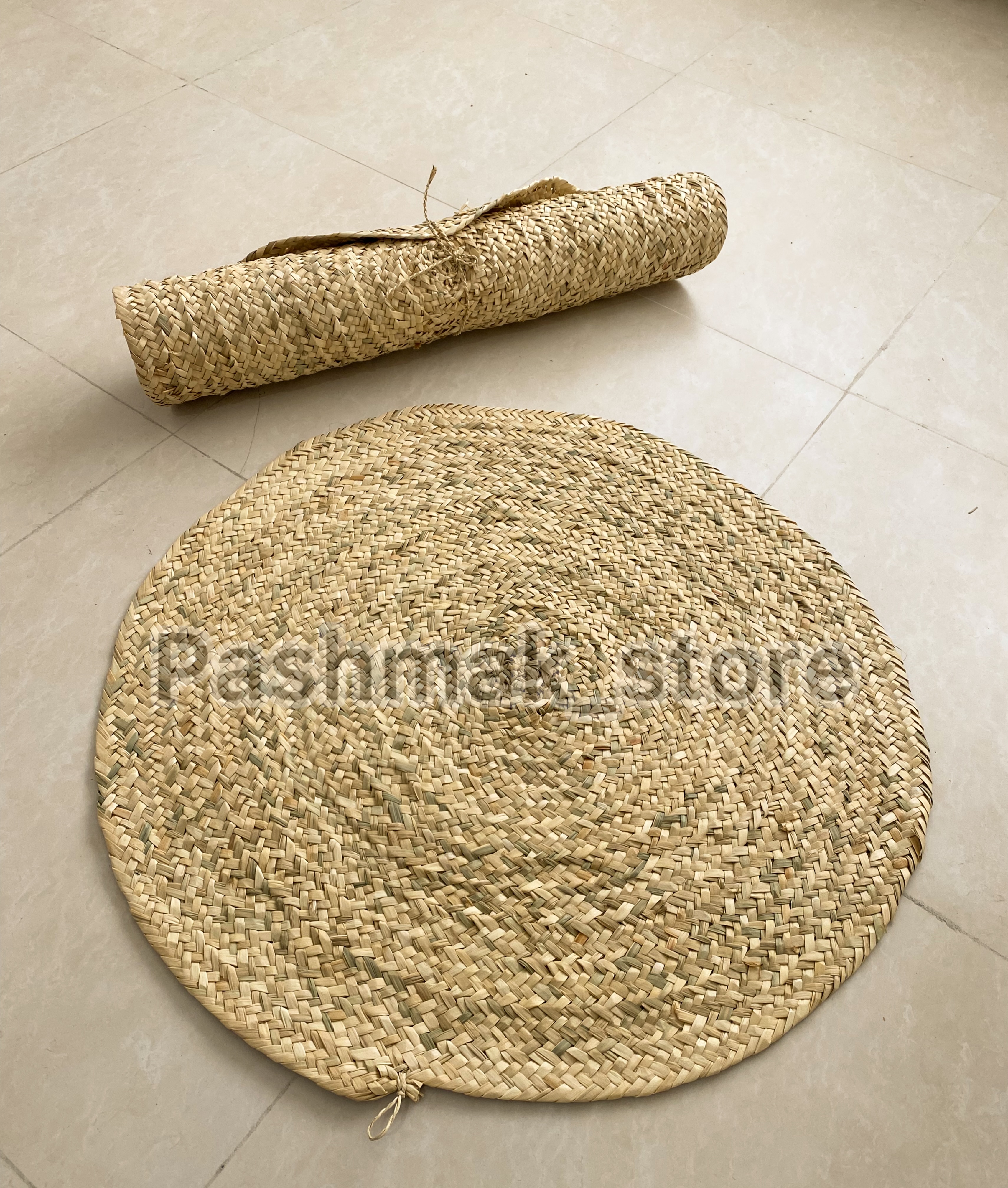 حصیر بستر خرگوش مدل گرد ساده ۸۰ سانتی