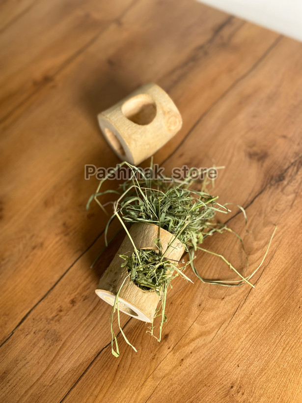 اسباببازی خرگوش مدل استوانه چوبی تک حفره