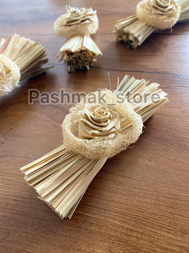 اسباببازی خرگوش مدل لوفای حصیری طرح گل