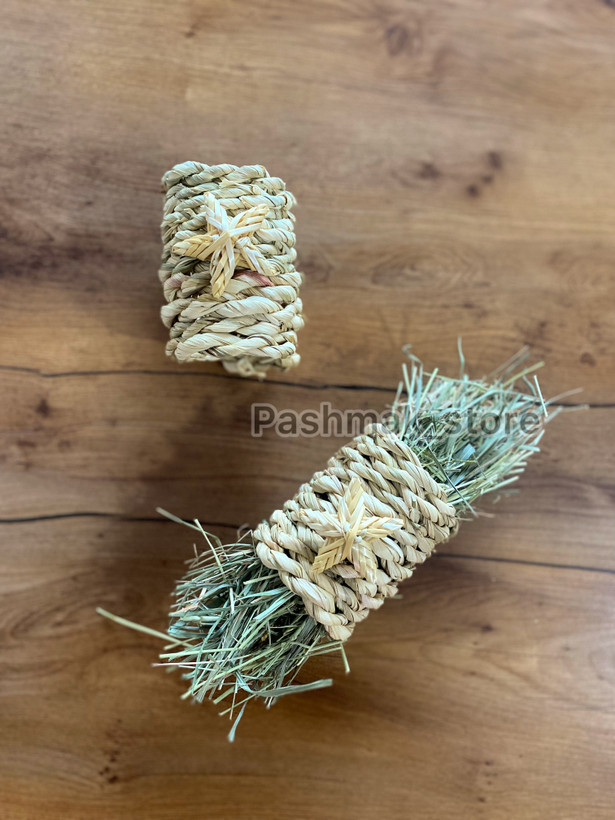 اسباببازی خرگوش مدل رول حصیری علوفه